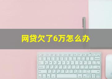 网贷欠了6万怎么办