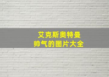 艾克斯奥特曼帅气的图片大全