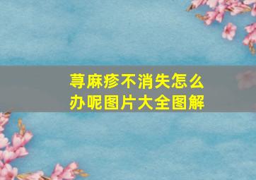 荨麻疹不消失怎么办呢图片大全图解