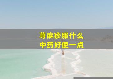 荨麻疹服什么中药好使一点