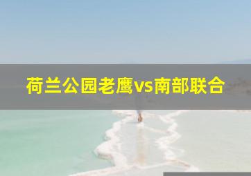 荷兰公园老鹰vs南部联合