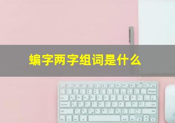 蝙字两字组词是什么