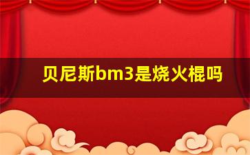 贝尼斯bm3是烧火棍吗