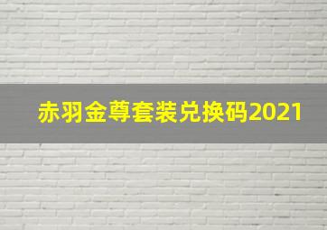 赤羽金尊套装兑换码2021