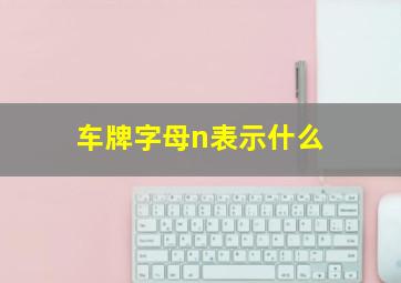 车牌字母n表示什么