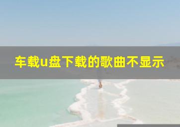 车载u盘下载的歌曲不显示