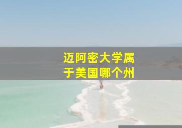 迈阿密大学属于美国哪个州