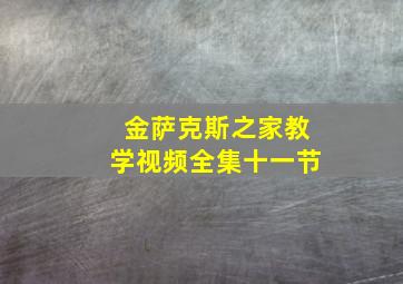 金萨克斯之家教学视频全集十一节