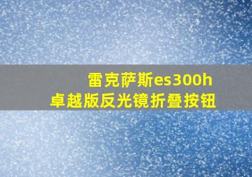 雷克萨斯es300h卓越版反光镜折叠按钮