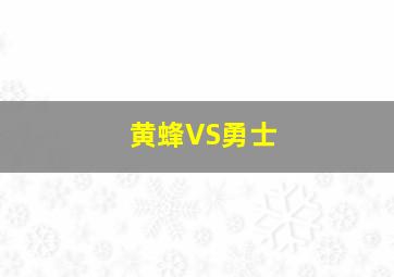 黄蜂VS勇士